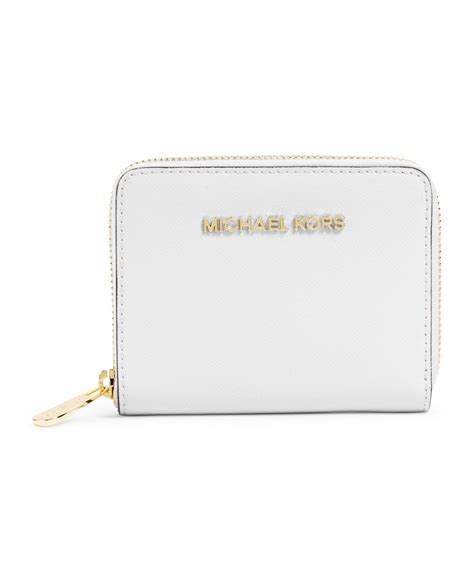 michael kors jet set travel wallet white|Michael Kors dark cherry wallet.